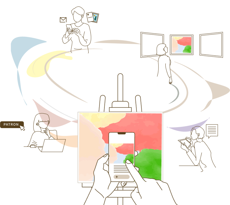 オンライン上でつくる創作活動の拠点