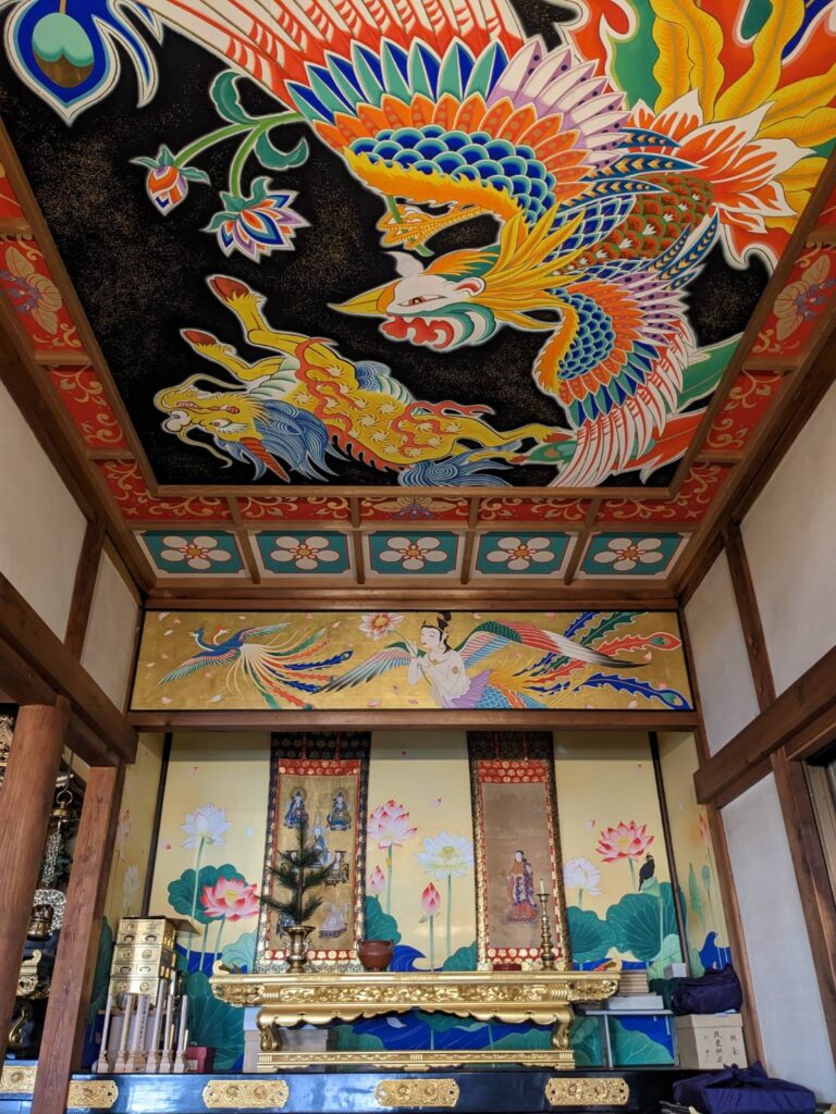 西唱寺内陣余間天井画 (2)