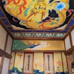 西唱寺内陣余間天井画