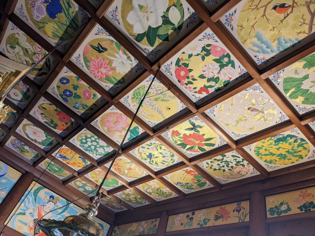 西唱寺天井画