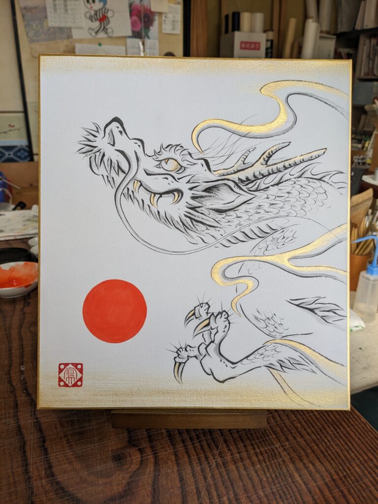 正月描き初め (7)