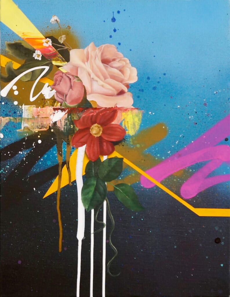 flowers on canvas no.3