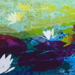 Nymphaea colorata　(size : B4 / paper)　