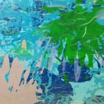 Nymphaea colorata　(size : B4 / paper)　 (3)
