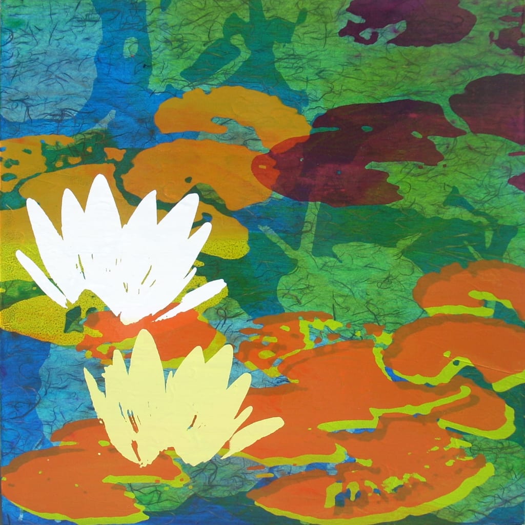 Nymphaea colorata　(size : S10)