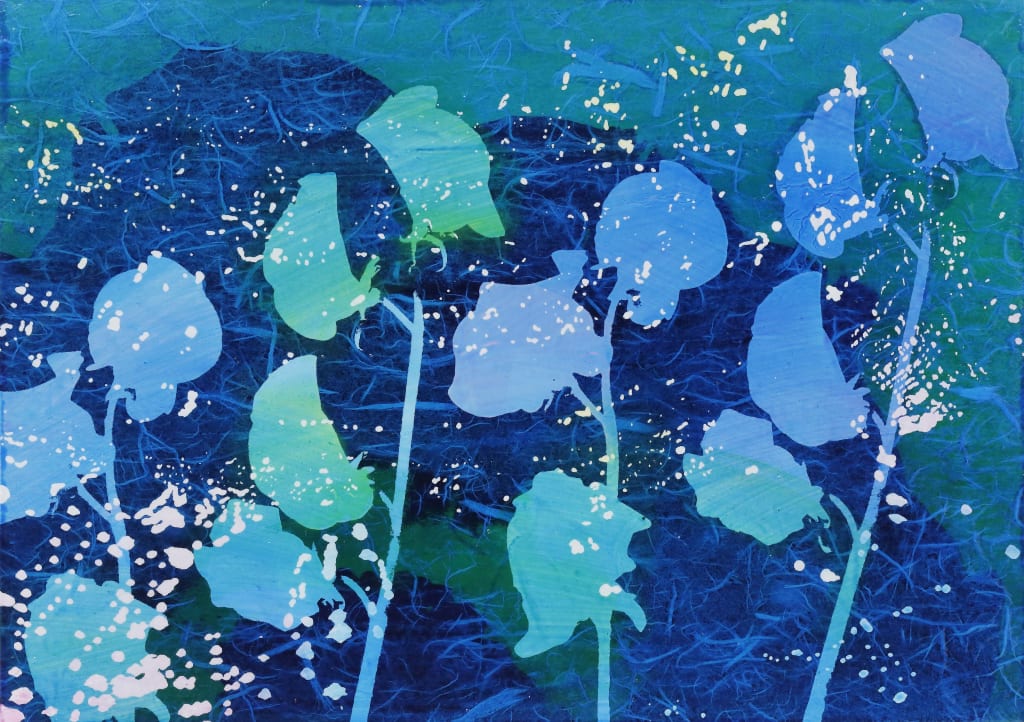 water flowers　(size : B4) (2)