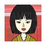 和服の女性 / A woman in a kimono (6)