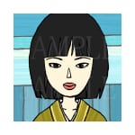 和服の女性 / A woman in a kimono (4)
