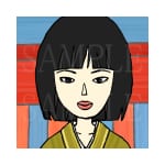 和服の女性 / A woman in a kimono (2)
