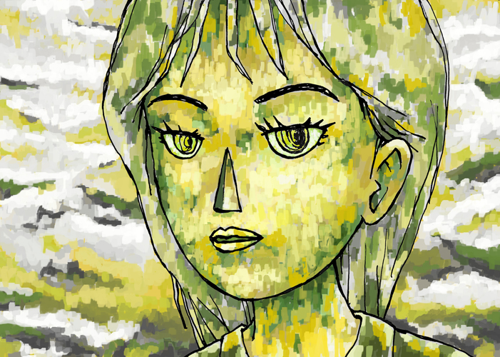 太陽に照らされた女性 type 2 / A woman in the sun type2
