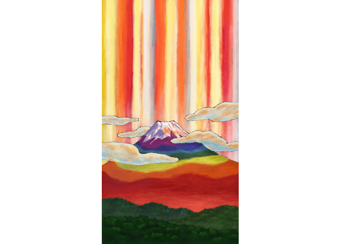 光の中のレインボー富士 9:16 type 1 / Rainbow-colored Mt. Fuji in the light 9:16 type 1