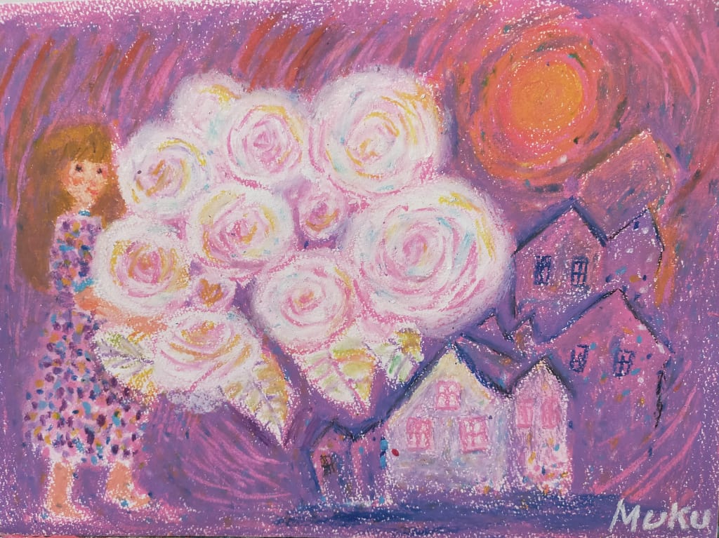 街と花束