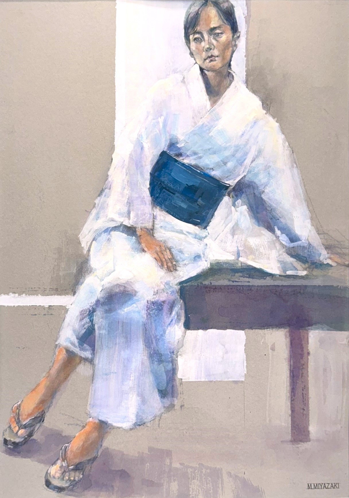 人物画（水彩画） | Work | Muneto Miyazaki