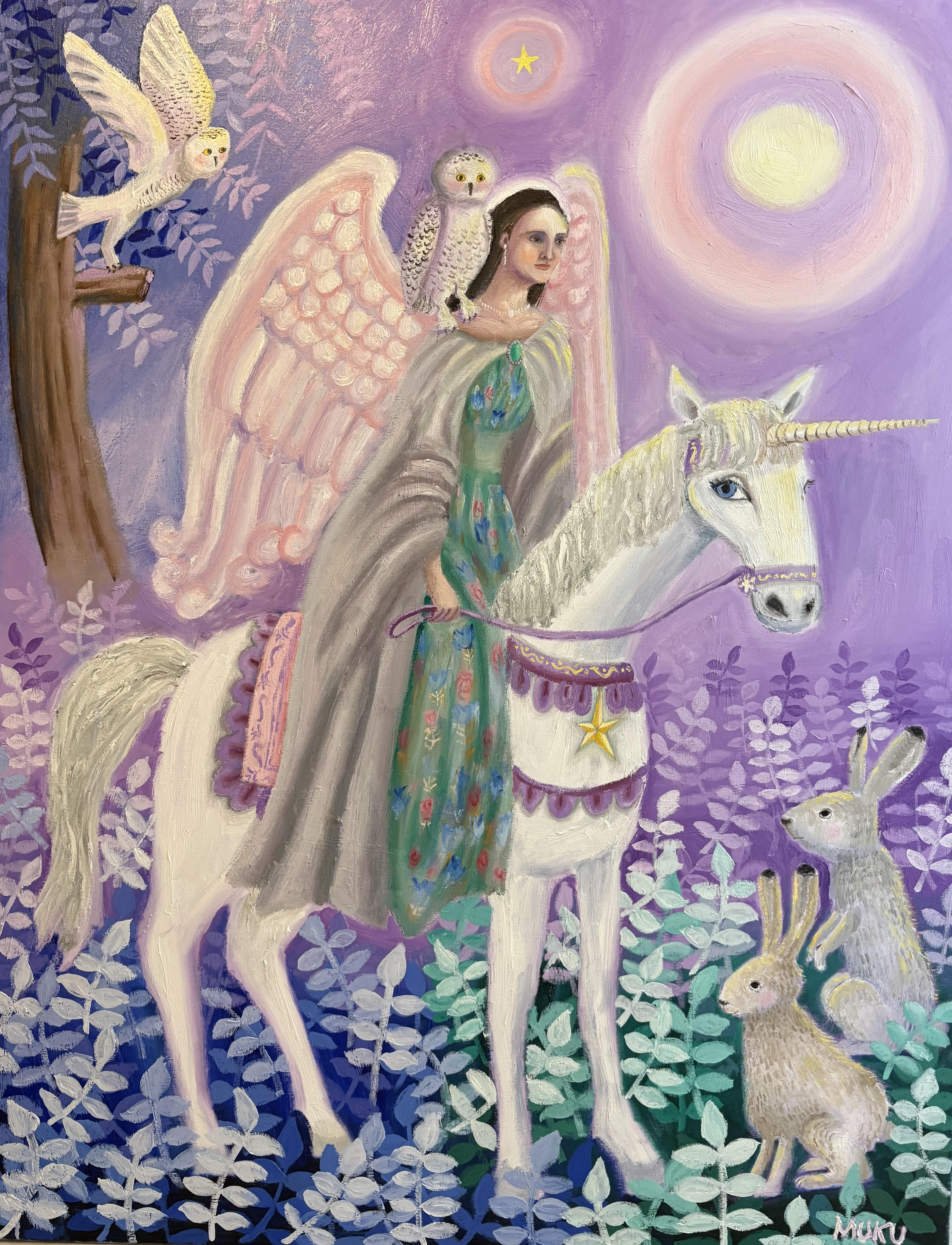 自己愛の天使 | Work | ナイーブアート＆スピリチュアルアート｜天使の